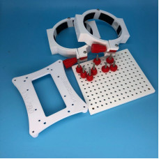 Bundle 1 - Raspberry Pi 4 ST-1 Tray, SP-1 plate and 2 x SC-1 Clamps